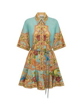 knee length dresses for ladies ALMAIS Regent Jade Mini Dress size 10